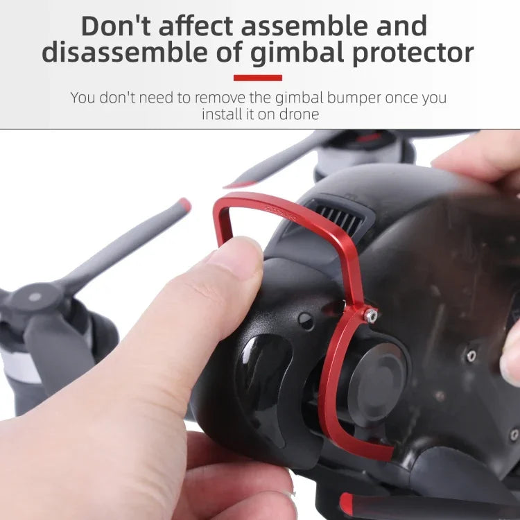 Pare-chocs de nacelle Sunnylife FV-Q9353, protection anti-collision en alliage d'aluminium pour DJI FPV, FV-Q9353