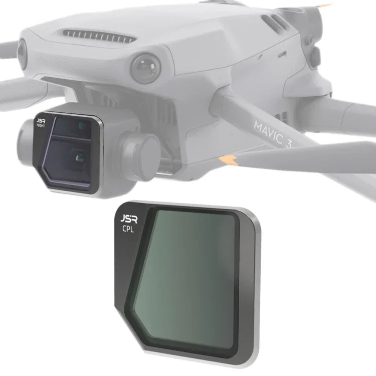 Filtre CPL pour objectif de drone JSR compatible avec DJI Mavic 3, CPL