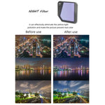Filtre de réduction de la pollution lumineuse nocturne pour drone JSR, compatible avec DJI Mavic 3.