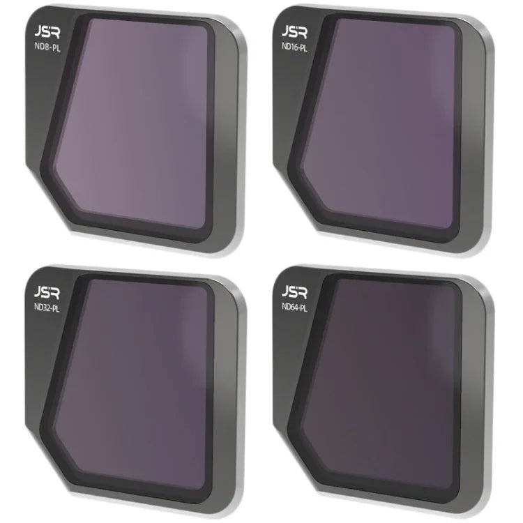 Filtres d'objectif JSR Drone 4 en 1 ND8PL+ND16PL+ND32PL+ND64PL pour DJI Mavic 3, ND8PL+ND16PL+ND32PL+ND64PL