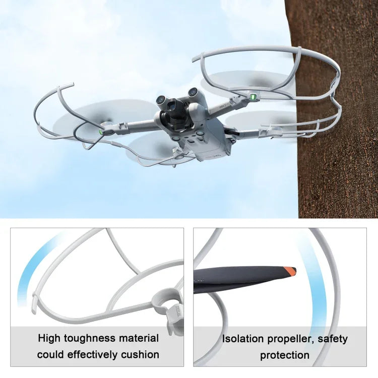 Anneau de protection anti-collision pour hélices de drone STARTRC, compatible avec DJI Mini 3 Pro.