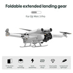 Support de train d'atterrissage surélevé, pliable, anti-chute et anti-salissures STARTRC pour DJI Mini 3 Pro.