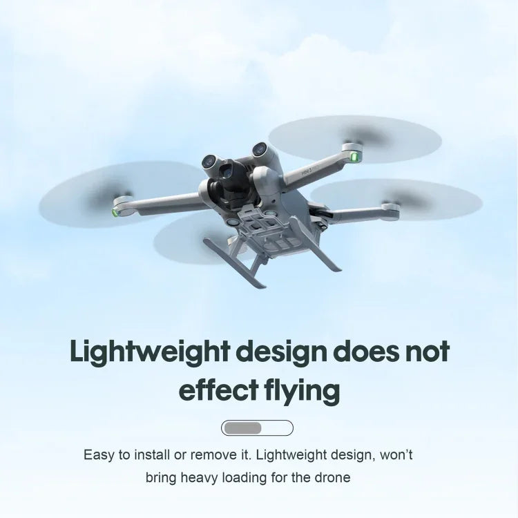 Support de train d'atterrissage surélevé, pliable, anti-chute et anti-salissures STARTRC pour DJI Mini 3 Pro.