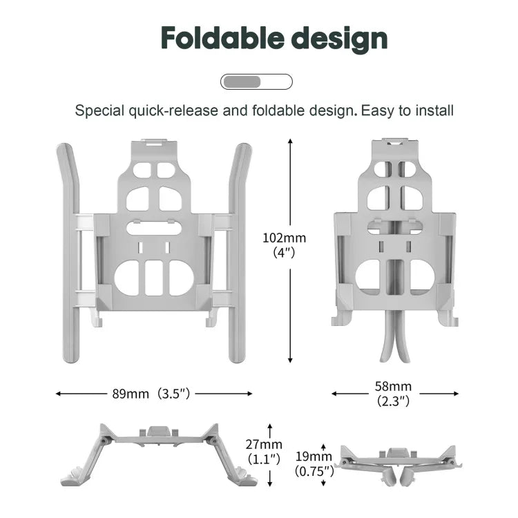 Support de train d'atterrissage surélevé, pliable, anti-chute et anti-salissures STARTRC pour DJI Mini 3 Pro.