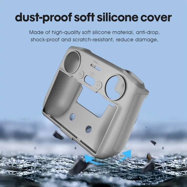 Étui antichoc et anti-rayures en silicone STARTRC pour télécommande DJI Mini 3 Pro, pour télécommande DJI Mini 3 Pro (gris), pour télécommande DJI Mini 3 Pro (noir)