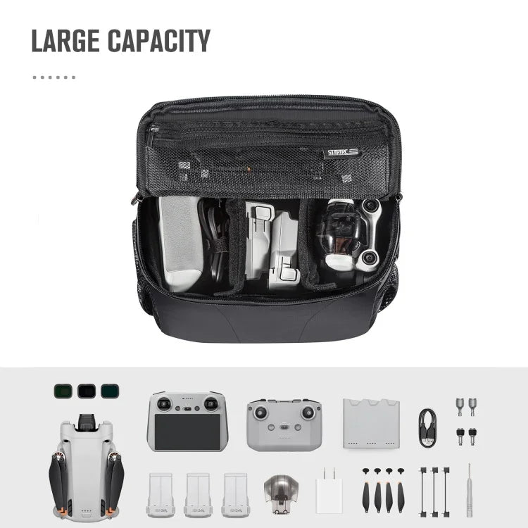 Sacoche de transport portable STARTRC à bandoulière unique pour DJI Mini 3 Pro / Air 2S / Mini 2 / Mavic 3 / Air 2