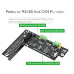Carte d'extension Waveshare RS485 CAN pour Jetson Nano, isolation numérique, circuit de protection intégré