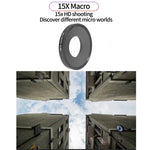 Filtre macro JSR 15X pour DJI Osmo Action 3, grossissement 15X
