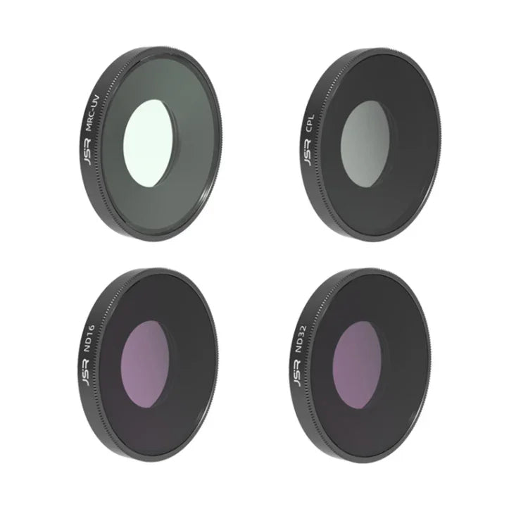 Filtre d'objectif JSR 4 en 1 UV CPL ND16 ND32 pour DJI Osmo Action 3, 4 en 1