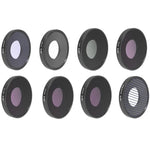 Filtre d'objectif JSR 8 en 1 Streak Blue CPL ND8 ND16 ND32 ND64 STAR NIGHT pour DJI Osmo Action 3, 8 en 1