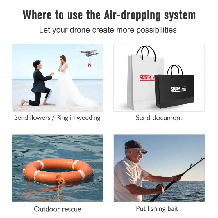 Système de largage aérien STARTRC avec lanceur parabolique pour DJI Mavic 3