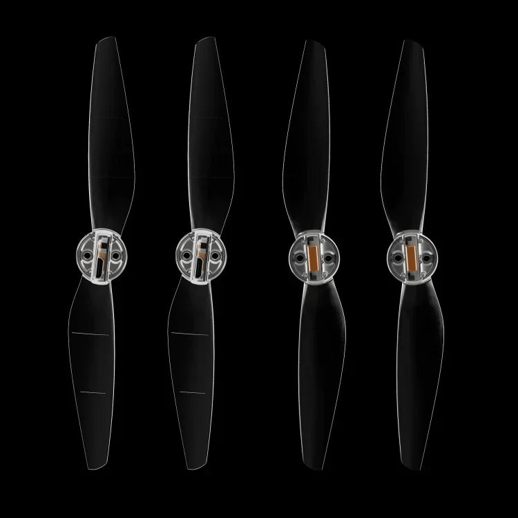 Pour DJI Mini 4 Pro / Mavic Mini 3 Pro : 2 paires d'hélices STARTRC avec lampe LED couleur et faible bruit.