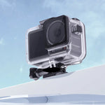 Boîtier étanche sous-marin pour DJI Osmo Action 3/4 avec écran tactile, étanche jusqu'à 5 m de profondeur.