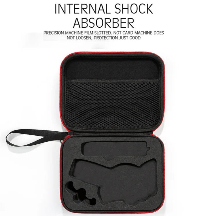 Étui de transport pour DJI Osmo Mobile 6, dimensions : 21 x 16 x 6 cm.