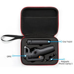 Étui de transport pour DJI Osmo Mobile 6, dimensions : 21 x 16 x 6 cm.