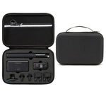 Étui de transport et de rangement pour DJI Osmo Action 3, dimensions : 21,5 x 29,5 x 10 cm.