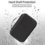 Étui de transport et de rangement pour DJI Osmo Action 3, dimensions : 21,5 x 29,5 x 10 cm.