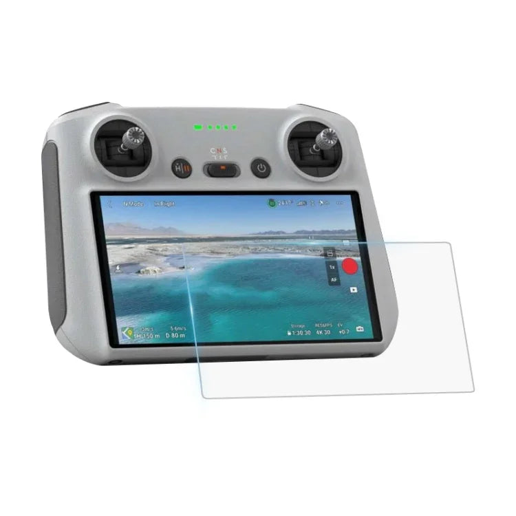 Film de protection d'écran en verre trempé anti-explosion pour télécommande DJI Mini 3 Pro