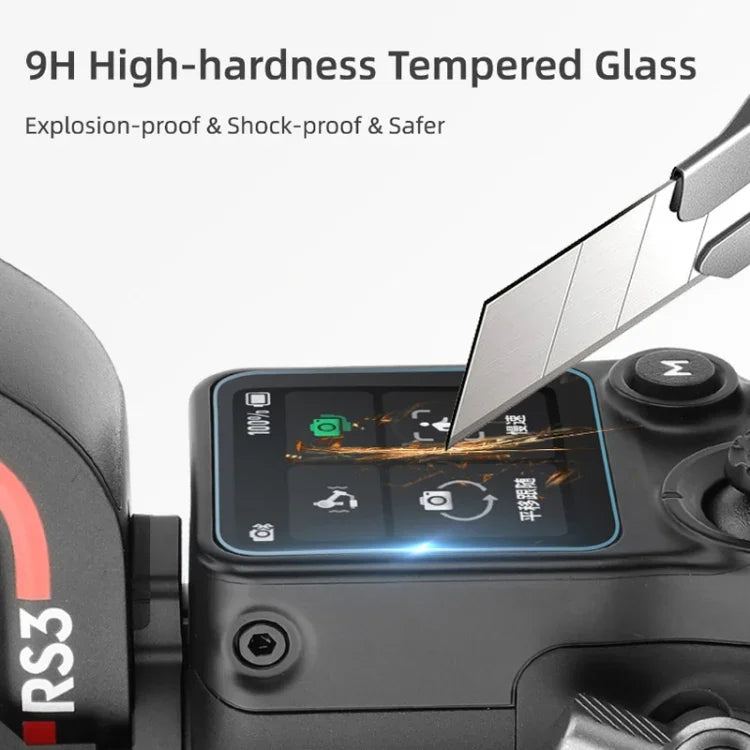 Film de protection d'écran en verre trempé anti-explosion pour DJI RS3 / RS3 Pro