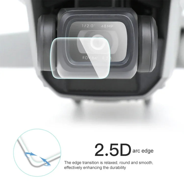 Film de protection anti-explosion en verre trempé pour objectif de drone DJI Mavic Air 2