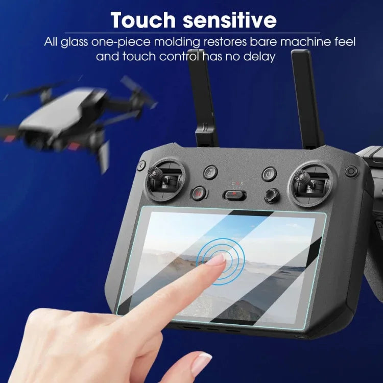Film de protection d'écran en verre trempé anti-explosion pour télécommande de drone DJI Mavic 2