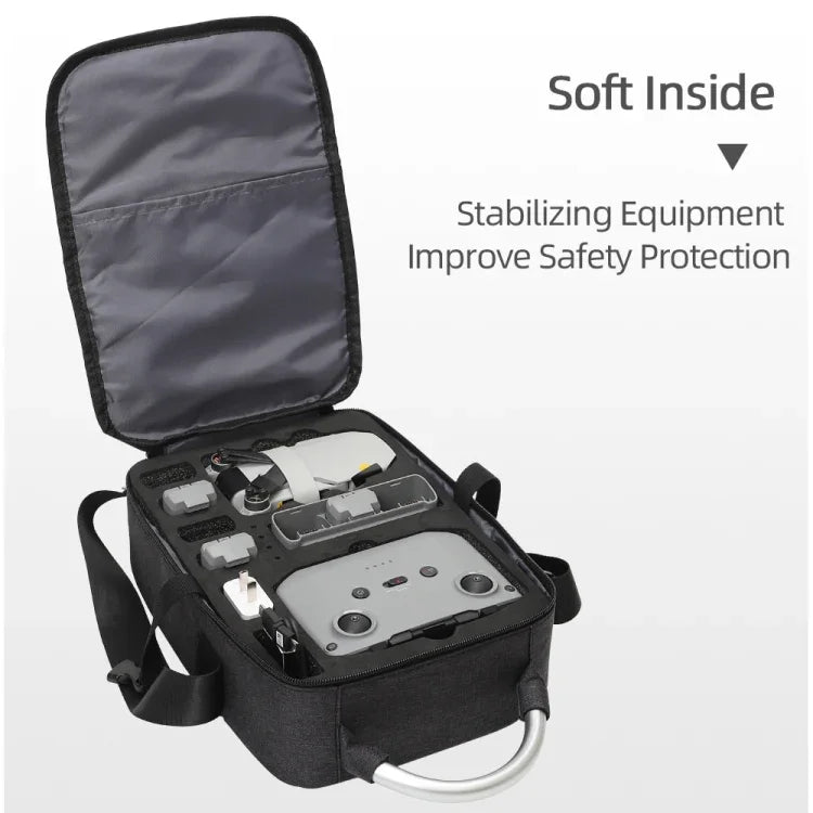 Étui de transport antichoc à bandoulière pour DJI Mini 2 SE, dimensions : 30 x 22 x 8,5 cm, noir