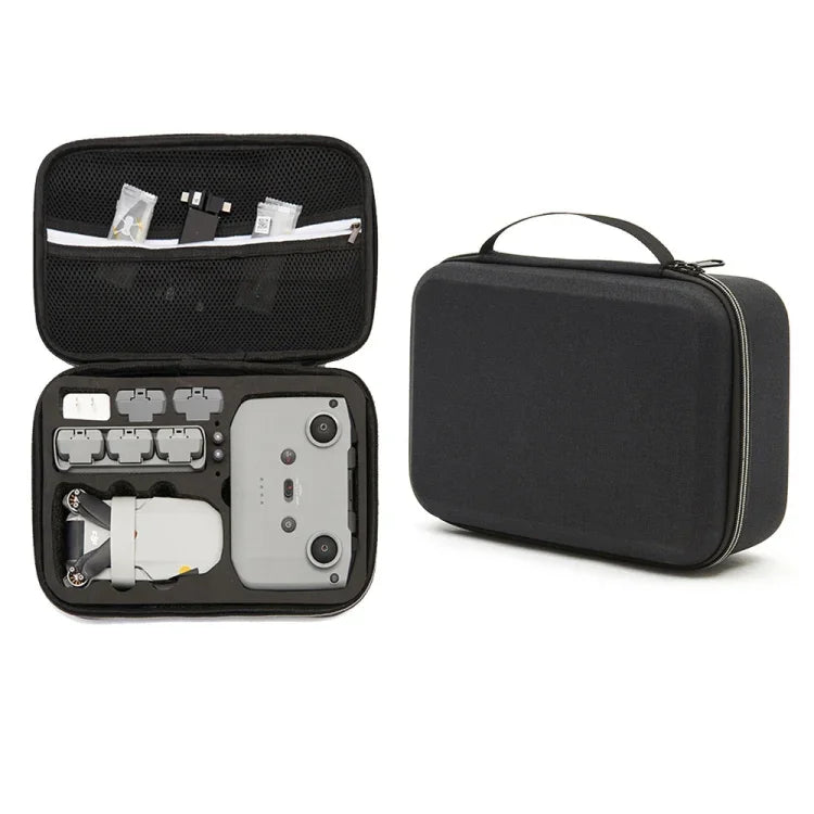 Étui de transport rigide antichoc pour DJI Mini 2 SE, dimensions : 21,5 x 29,5 x 10 cm.