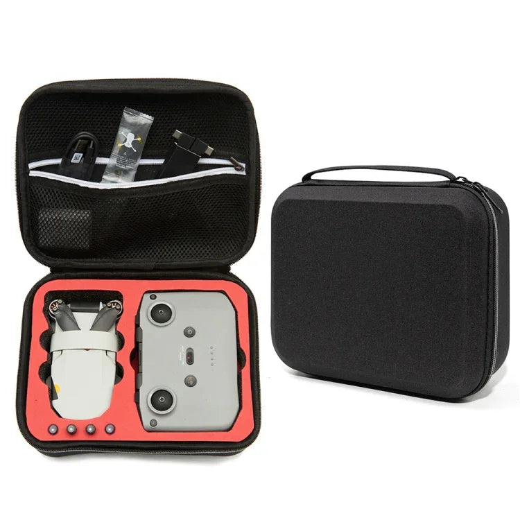 Étui rigide de transport antichoc pour drone DJI Mini 2 SE, dimensions : 24 x 19 x 9 cm.