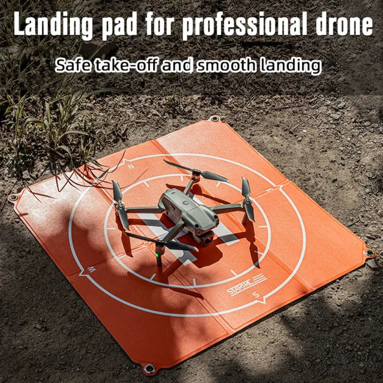 Tapis d'atterrissage carré pliable et portable STARTRC de 65 cm pour drones DJI FPV / mini 2 / Mavic Air 2 / Air 2S, 65 cm