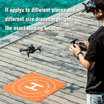 Tapis d'atterrissage carré pliable et portable STARTRC de 65 cm pour drones DJI FPV / mini 2 / Mavic Air 2 / Air 2S, 65 cm