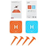 Tapis d'atterrissage carré pliable et portable STARTRC de 65 cm pour drones DJI FPV / mini 2 / Mavic Air 2 / Air 2S, 65 cm