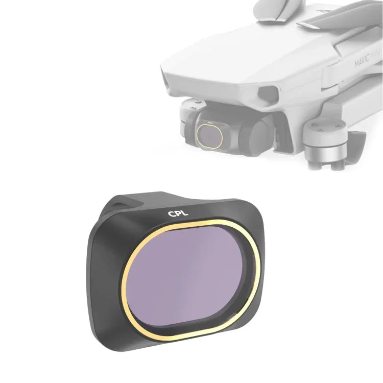 Filtre CPL pour objectif de drone JSR compatible avec DJI Mavic Mini, filtre CPL
