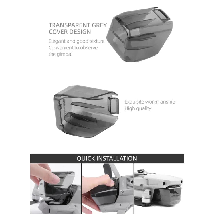 Pare-soleil de protection pour objectif de caméra Sunnylife pour DJI Mavic Air 2, compatible avec DJI Mavic Air 2