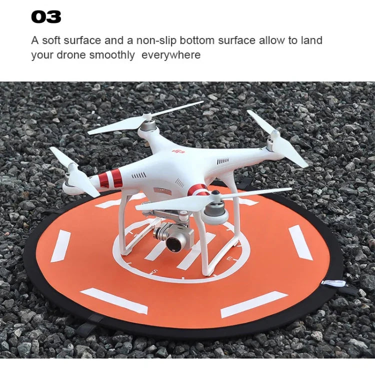Tapis de stationnement portable STARTRC pour drone quadricoptère radiocommandé DJI Mavic Mini / Mavic Air 2, diamètre : 56 cm.