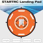 Tapis de stationnement portable STARTRC pour drone quadricoptère radiocommandé DJI Mavic Mini / Mavic Air 2, diamètre : 56 cm.