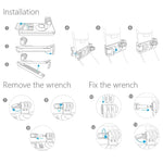 Support de sangle fixe PGYTECH P-18C-019 pour DJI Osmo Pocket / Action, P-18C-019