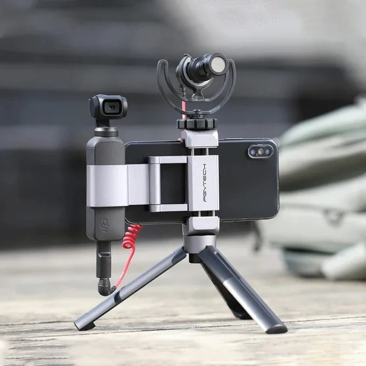 Support de fixation pour téléphone portable en alliage d'aluminium PGYTECH P-18C-029+ pour DJI OSMO Pocket, P-18C-029