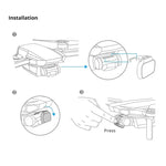 Ensemble de 4 filtres à atténuation PGYTECH P-12A-019 ND8/16/32/64 pour drone DJI Mavic Mini.