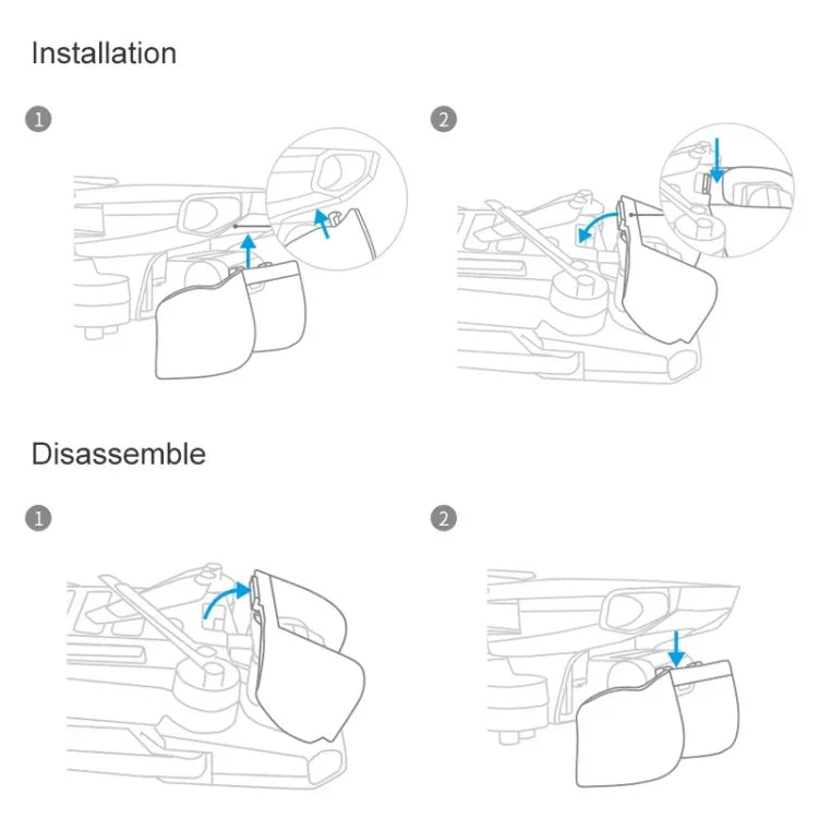 Pare-soleil et protection pour nacelle de l'objectif de la caméra PGYTECH P-12A-023 pour drone DJI Mavic Mini.