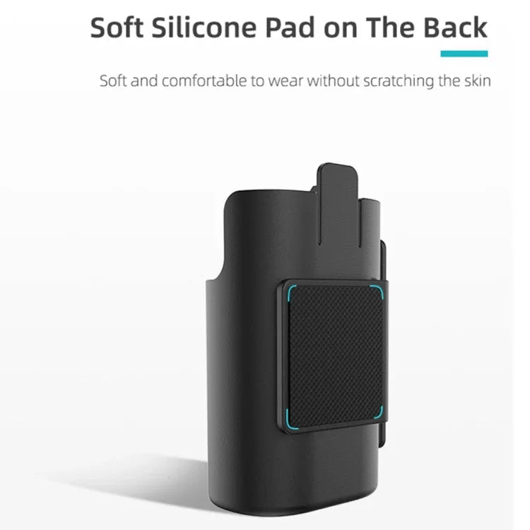 Étui de protection avec clip de batterie et enrouleur de câble Sunnylife pour lunettes DJI FPV V2, support de batterie Sunnylife