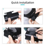 Étui de protection avec clip de batterie et enrouleur de câble Sunnylife pour lunettes DJI FPV V2, support de batterie Sunnylife