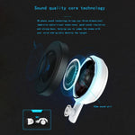 VR SHINECON G06EB Lunettes Vidéo 3D Réalité Virtuelle Adaptées pour Smartphone 4.7 à 6.1 pouces avec Casque HiFi, G06EB
