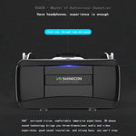 VR SHINECON G06EB Lunettes Vidéo 3D Réalité Virtuelle Adaptées pour Smartphone 4.7 à 6.1 pouces avec Casque HiFi, G06EB