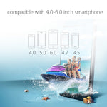 VR SHINECON G04E Lunettes Vidéo 3D Réalité Virtuelle Adaptées pour Smartphone 3.5 à 6.0 pouces avec Casque HiFi