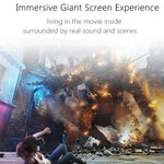 VR SHINECON G04E Lunettes Vidéo 3D Réalité Virtuelle Adaptées pour Smartphone 3.5 à 6.0 pouces avec Casque HiFi