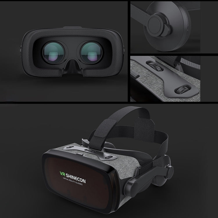 VR SHINECON G07E Lunettes Vidéo 3D Réalité Virtuelle Adaptées pour Smartphone 4.0 à 6.3 pouces