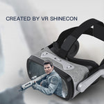 VR SHINECON G07E Lunettes Vidéo 3D Réalité Virtuelle Adaptées pour Smartphone 4.0 à 6.3 pouces