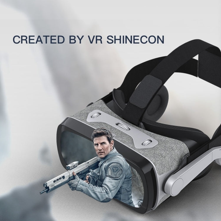 VR SHINECON G07E Lunettes Vidéo 3D Réalité Virtuelle Adaptées pour Smartphone 4.0 à 6.3 pouces