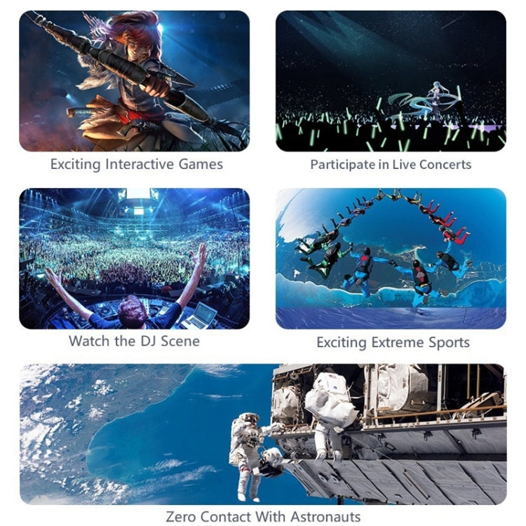 VR SHINECON G07E Lunettes Vidéo 3D Réalité Virtuelle Adaptées pour Smartphone 4.0 à 6.3 pouces