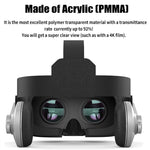 VR SHINECON G07E Lunettes Vidéo 3D Réalité Virtuelle Adaptées pour Smartphone 4.0 à 6.3 pouces